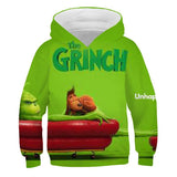 Grinch Hoodie Grinch 3D Printed Sweater Children's Clothing