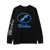 We11 Done Sweatshirts round-Neck Clothing Cartoon Print Anime for Men and Women