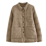 Women Winter Coats Puffer Jacket Down Coat Fall/Winter Down Jacket Female White Duck Down Short Casual Jacket