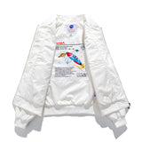 NASA Varsity Jacket Spring Casual Coat Men's and Women's Embroidered Loose