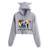 Friends Joey Hoodie Hoodie Printed Fleece Sweatshirt