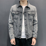 Paisley Denim Jacket Spring Men's Denim Coat Casual Jacket