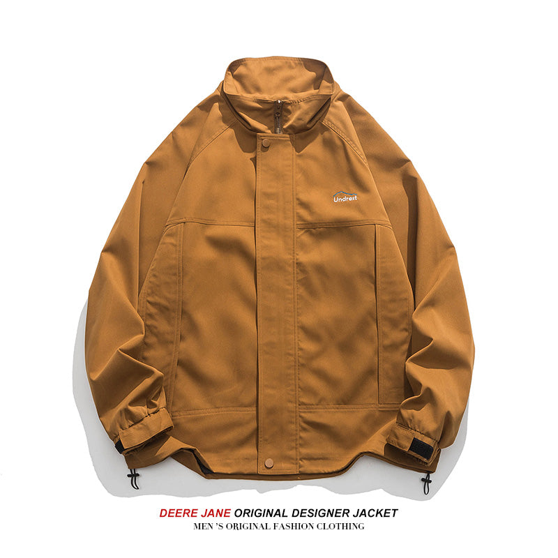 Men Jacket Men's Spring Loose Jacket Men