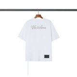 We11 Done T Shirts Loose Youth Letter Printing Men and Women Same Style