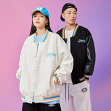 The Bears Varsity Jacket Baseball Uniform Jacket Men's Autumn Loose Bear Embroidery Top Couple Jacket