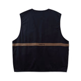 Men Sweater Vest Multi-Pocket Cardigan Frock Vest Men Amekaji Vintage Loose Sleeveless Jacket Vest