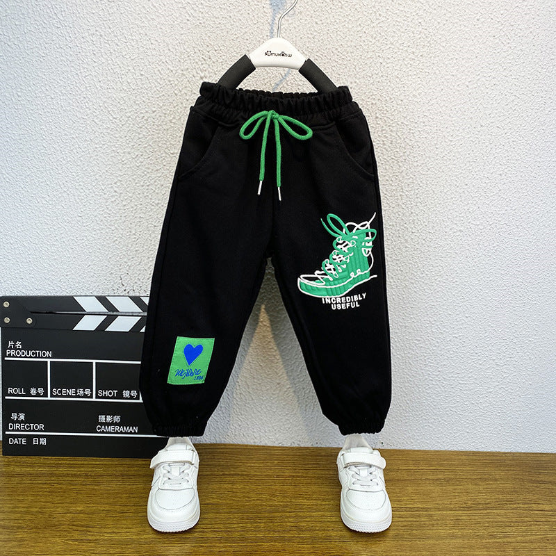 Toddler Boys Pants Boys' Spring and Autumn Casual Track Sweatpants