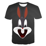 Bugs Bunny Shirt Men's Cartoon Animation Printed T-shirt