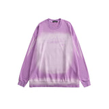 Preppy Aesthetic Sweatshirt Letter Crew Neck Trendy Sweater Loose Fall