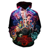 Stranger Things Hoodie 3dstranger Things 3D Digital Printing Men's Hoodie Sweater