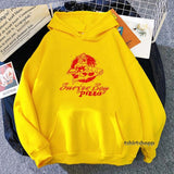 Stranger Things Hoodie Stranger Things4 Printed Pullover Hoodie Fleece Padded Coat Sweatshirt