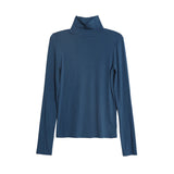 The Rock Turtleneck Bottoming Shirt Women's Autumn Long-Sleeved T-shirt