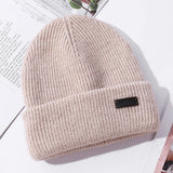 Mens Winter Hats Men's Hat Autumn and Winter Casual Knitted Hat Warm Pullover Cap