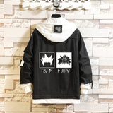 Comic Denim Jacket Men's and Women's Fashion Fall Winter Coat Top Clothes
