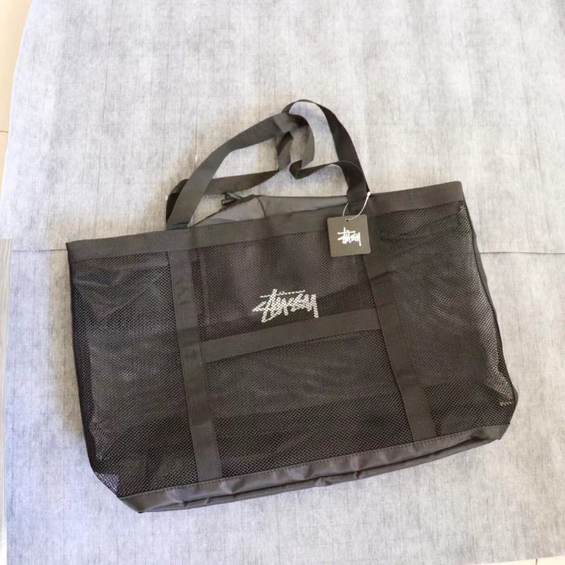 Stussy Handbag Tote Bag Large Capacity Gym Bag Men and Women Fashion