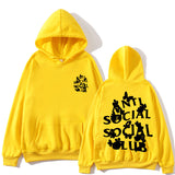 Anti Social Club Hoodie Printed Hoodie Fashion