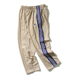Kanye West Sunday Service Pant Butterfly Embroidered Side Striped Breasted Straight-Leg Trousers