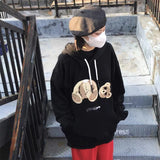 Palm Angels Hoodie Broken Bear Embroidered Hoodie Men 'S And Women 'S Coat