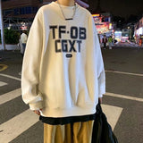Men Sweatshirts Sweater Men's Loose round Neck Autumn Printing