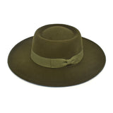 Mens Kentucky Derby Hats Woolen Hat Big Brim Jazz Warm Sun Hat