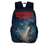 Stranger Things Backpack Youth Casual Backpack Man and Woman Cartoon School Bag Large-Capacity Backpack
