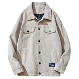 Corduroy Varsity Jacket Corduroy Coat for Men Spring and Autumn Jacket Student Autumn and Winter Clothes Top Clothes