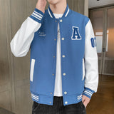 Corduroy Varsity Jacket Autumn Corduroy Jacket Men's Youth Baseball Uniform Coat Men's Clothing Top Jacket