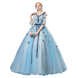 Women'S Evening Dress Ball Gown Princess Quinceanera Wedding Dresses Solo Performance Costume Vocal Music Art Test Long Puffy Evening Dress