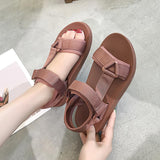 Women Open Toe Sandals Flats Sports Amoi Beach Sandals