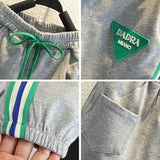 Toddler Boys Pants Boys' Spring and Autumn Clothing Knitted Sweatpants Sports