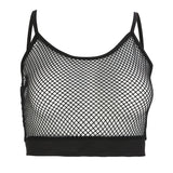 Women Rave Outfits Tops Black Sheer Long Sleeve T-shirt Sexy Short Round Neck
