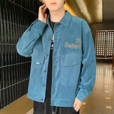 Corduroy Varsity Jacket Corduroy Coat Men's Spring and Autumn Jacket Casual Student Autumn and Winter Clothes Top Clothes