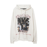 Mens Fall Outfits Autumn and Winter Loose Rapper Eminem Hooded Hoodie