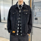 Men Denim Jacket Men's Casual Jacket Men's Loose