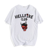 Stranger Things Hellfire Club T Shirt Stranger Things Fashion Loose T-shirt Short Sleeve