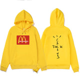 Cactus Jack McDonalds Hoodie Autumn and Winter Fashion Men's and Women's Sweater