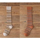 Winter Thick Knit Thigh High Socks Long Stockings Boot Socks Women Calf Socks Long Socks Cotton Socks