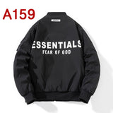 Fog Essentials Varsity Jacket Spring Outfit Jacket Men's Baseball Uniform Female