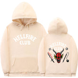 Stranger Things Hellfire Club Hoodie Hooded Sweatshirt Leisure Sports Sweater