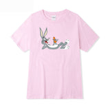 Bugs Bunny Shirt Fashion Men's Short Sleeve Cute