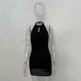 Maddy Euphoria Outfits Summer Sexy Backless Dress Slim Fit Skirt