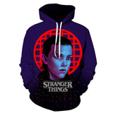 Stranger Things Hellfire Club Coat 3D Digital Printing Anime Hooded Sweater Men's