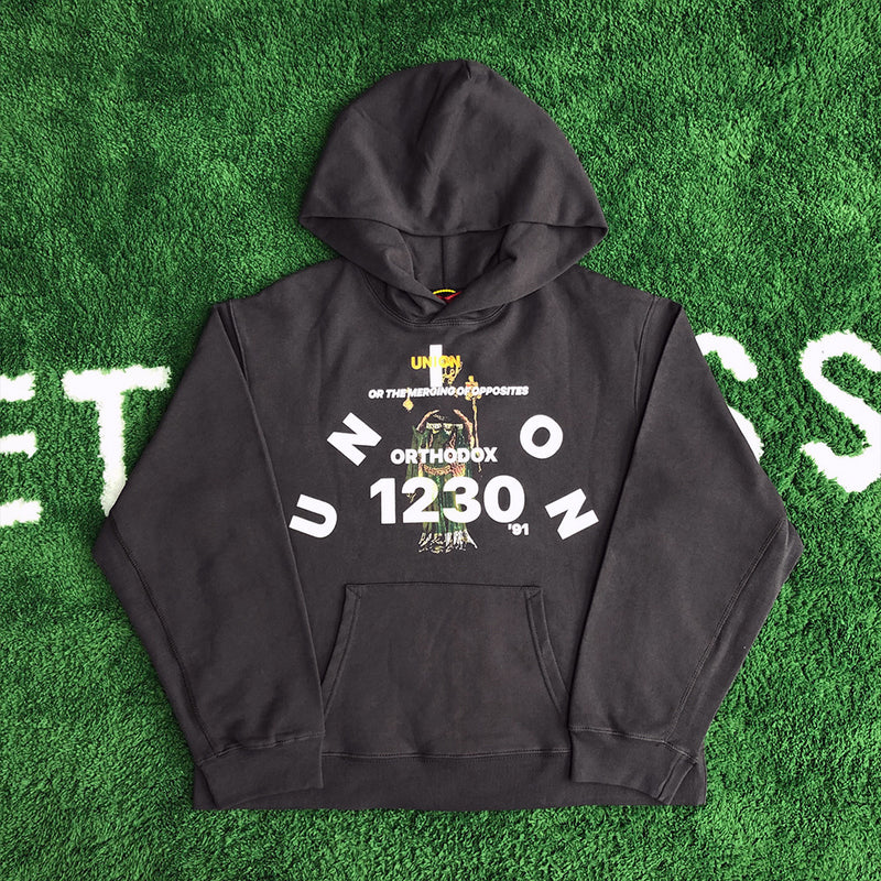 Rrr123 Hoodie Fleece Sweater Distressed Hoodie