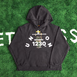 Rrr123 Hoodie Fleece Sweater Distressed Hoodie