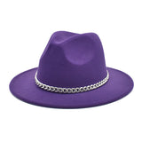 Mens Kentucky Derby Hats Spring and Autumn Men's Outdoor Fedora Hat Panama Felt Hat