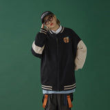 Jock Jacket Couple Wear Autumn Loose Men's Autumn Coat Casual Jacket Autumn and Winter Baseball Uniform Men's Clothing