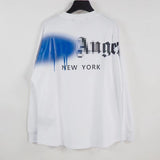 Palm Angels Sweatshirts Printed Long-Sleeved T-shirt Men's and Women's Loose Bottoming Shirt
