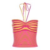 Music Festivals Rave Outfits Girls Tops Summer Women's Fashion Slim Vest