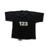 Rrr123 T Shirt Casual Loose Sports Washed and Worn