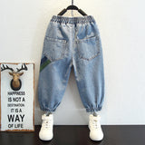 Toddler Boys Pants Children's Pants Spring and Autumn Jeans Casual